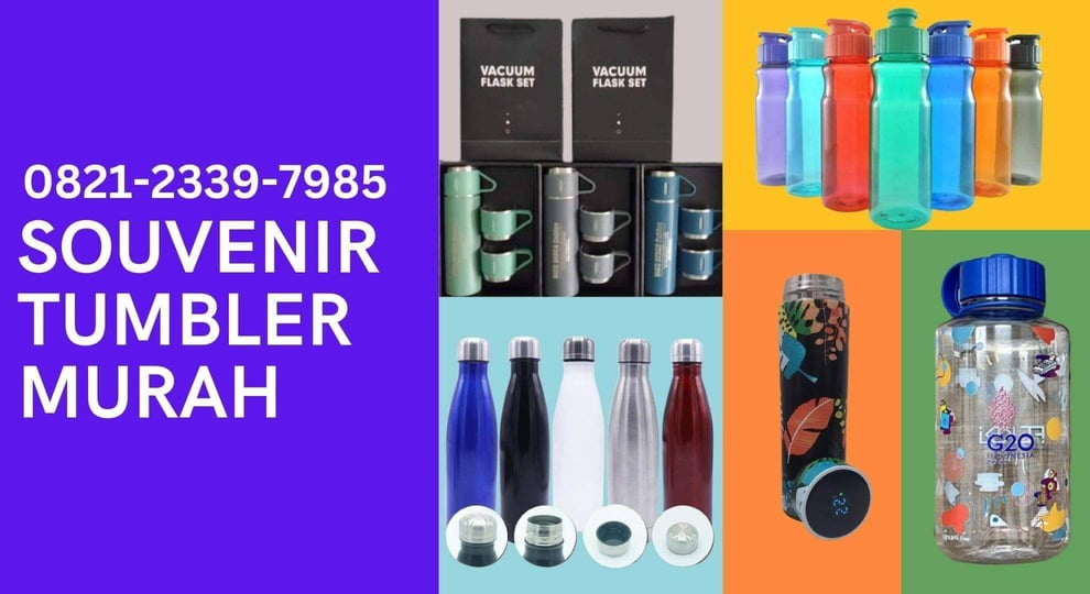 souvenir tumbler murah