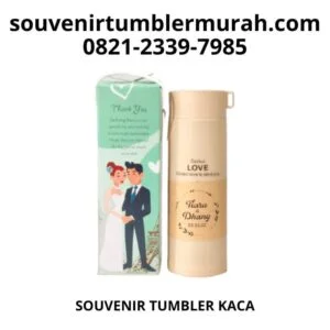 TUMBLER KACA CUSTOM SOUVENIR TUMBLER MURAH JAKARTA