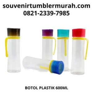 tumbler plastik nevada tutupnya pakai tali 600ml dari souvenir tumbler murah