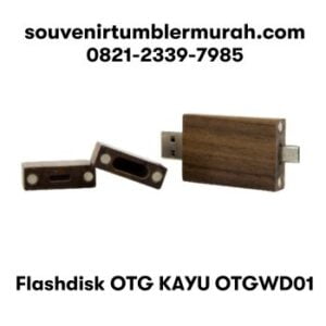 flashdisk motof kayu otg wd001 souvenir promosi sidang doktor