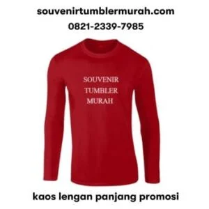 kaos lengan panjang promosi