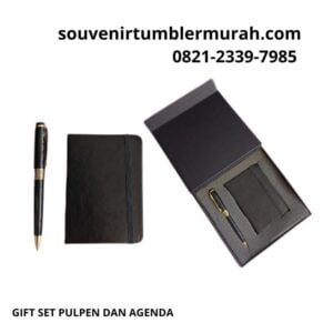 GIFT SET BOX PULPEN METAL DAN AGENDA