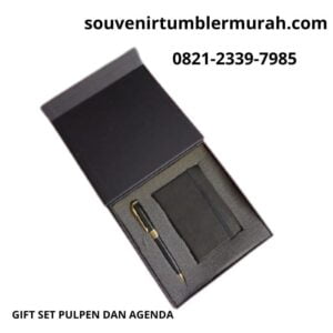 GIFT SET BOX PULPEN METAL DAN AGENDA KECIL