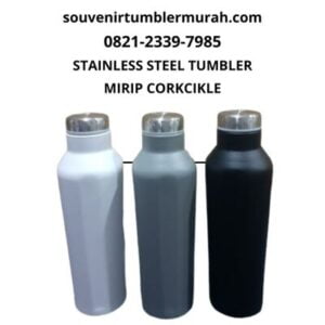 vendor merchandise jakarta tumbler mirip corkcicle tahan panas tahan dingin 500ml