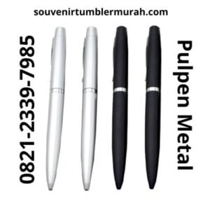 Pulpen Custom PM 21 Bahan Metal dari Souvenir Tumbler Murah