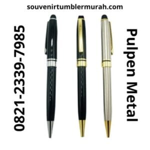 Pulpen Custom PM 34 Bahan Metal dari Souvenir Tumbler Murah