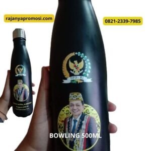 Tumbler Bowling bisa untuk souvenir kantor, souvenir pernikahan, souvenir kampamye caleg, pilkada dan pilpres  500 mili bisa tahan panas  souvenir tumbler murah