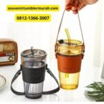 Mug Tumbler Kaca Untuk Souvenir Kantor Murah