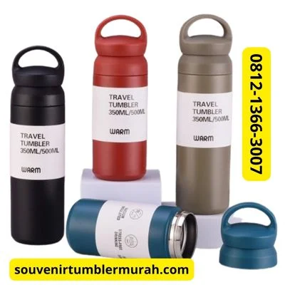 Tumbler Stainless Polos untuk Souvenir Kantor Premium