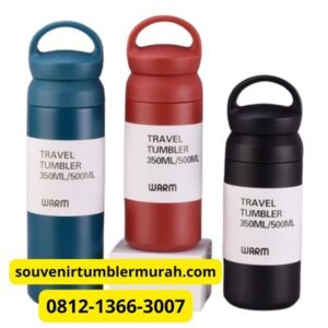 Tumbler Stainless Polos untuk Souvenir Kantor Premium