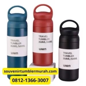 Tumbler Stainless Polos untuk Souvenir Kantor Premium