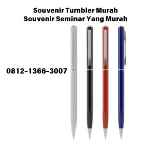 Souvenir Seminar Yang Murah Pulpen Metal Custom PNMT01