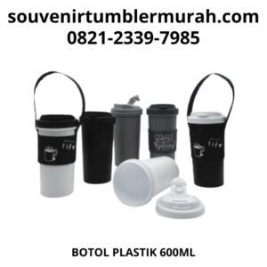 souvenir tumbler plastik untuk souvenir kantor unik