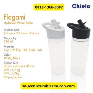 Tumbler Sport Putih untuk Souvenir Acara Kantor