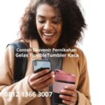 Contoh Souvenir Pernikahan Gelas Tumbler Kaca